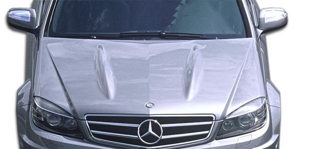 2008-2011 Mercedes C Class Duraflex C63 Look Hood - Image 1