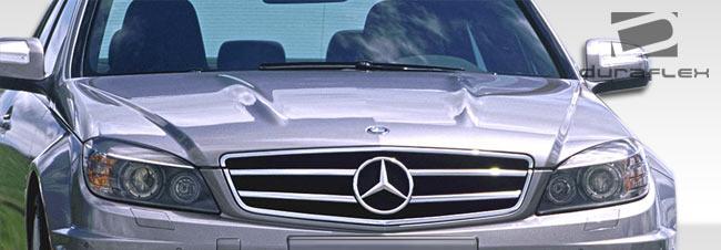 2008-2011 Mercedes C Class Duraflex C63 Look Hood - Image 3