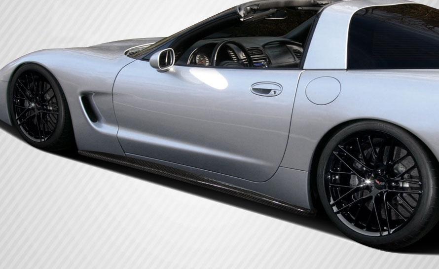 1997-2004 Chevrolet Corvette Carbon Creations AC Edition Carbon Fiber Side Skirts - Image 1