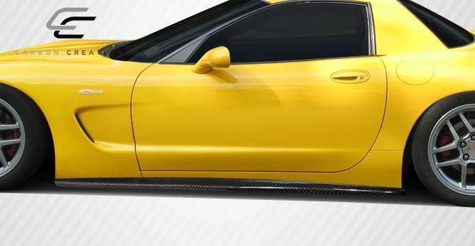 1997-2004 Chevrolet Corvette Carbon Creations AC Edition Carbon Fiber Side Skirts - Image 3