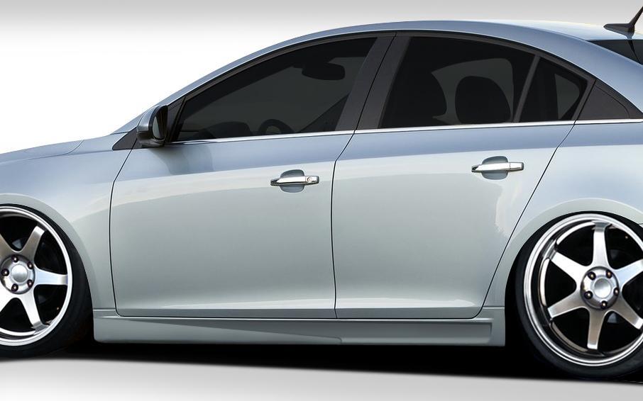 2011-2015 Chevrolet Cruze Duraflex Racer Side Skirts - Image 1