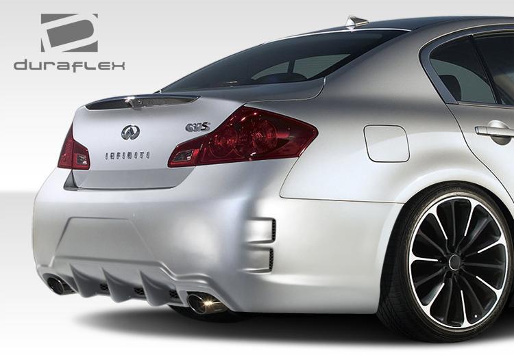 2007-2013 Infiniti G Sedan Duraflex Elite Rear Bumper - Image 3