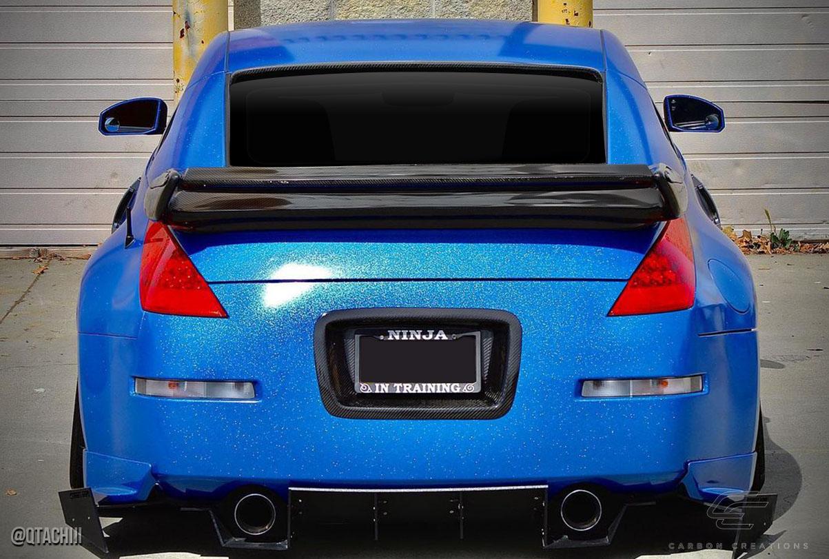 2003-2008 Nissan 350Z Carbon Creations N-2 Carbon Fiber Rear Wing - Image 3