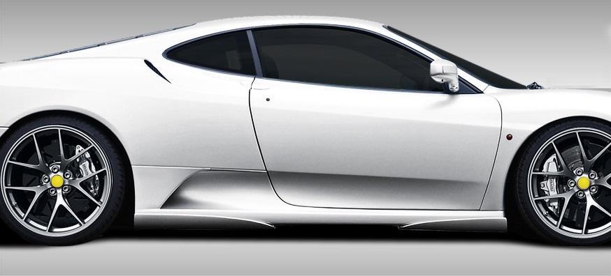 2005-2009 Ferrari F430 Duraflex Eros Version 1 Side Skirts - Image 1