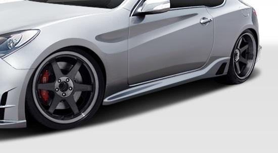 2010-2016 Hyundai Genesis Duraflex TP-R Side Skirts - Image 1