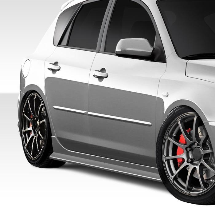 2004-2009 Mazda 3 Duraflex X-Sport Side Skirts - Image 1