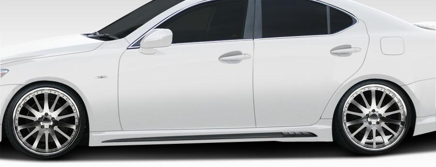 2006-2013 Lexus IS Duraflex W-1 Side Skirts - Image 1