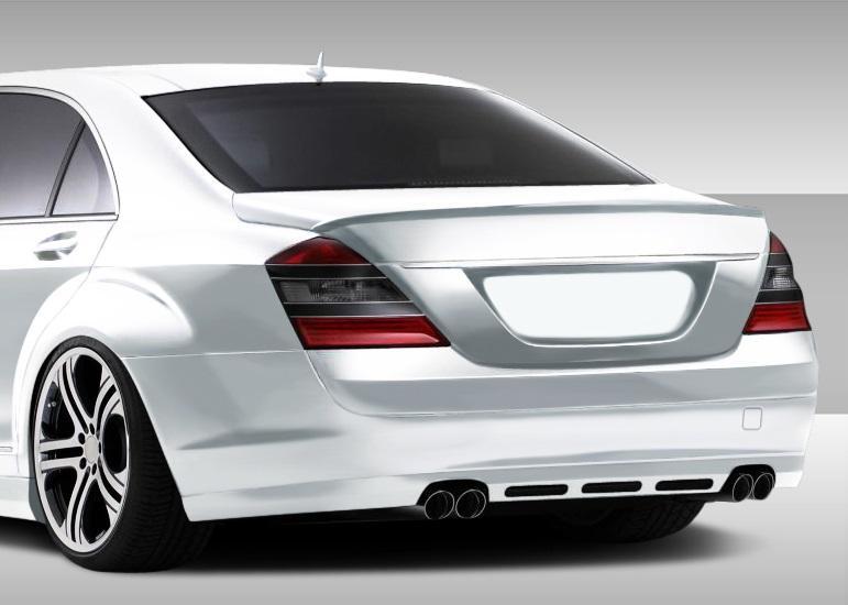 2007-2009 Mercedes S Class Duraflex Eros Version 1 Rear Lip - Image 1