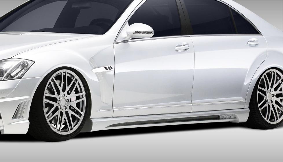 2007-2013 Mercedes S Class Duraflex Eros Version 2 Side Skirts - Image 1