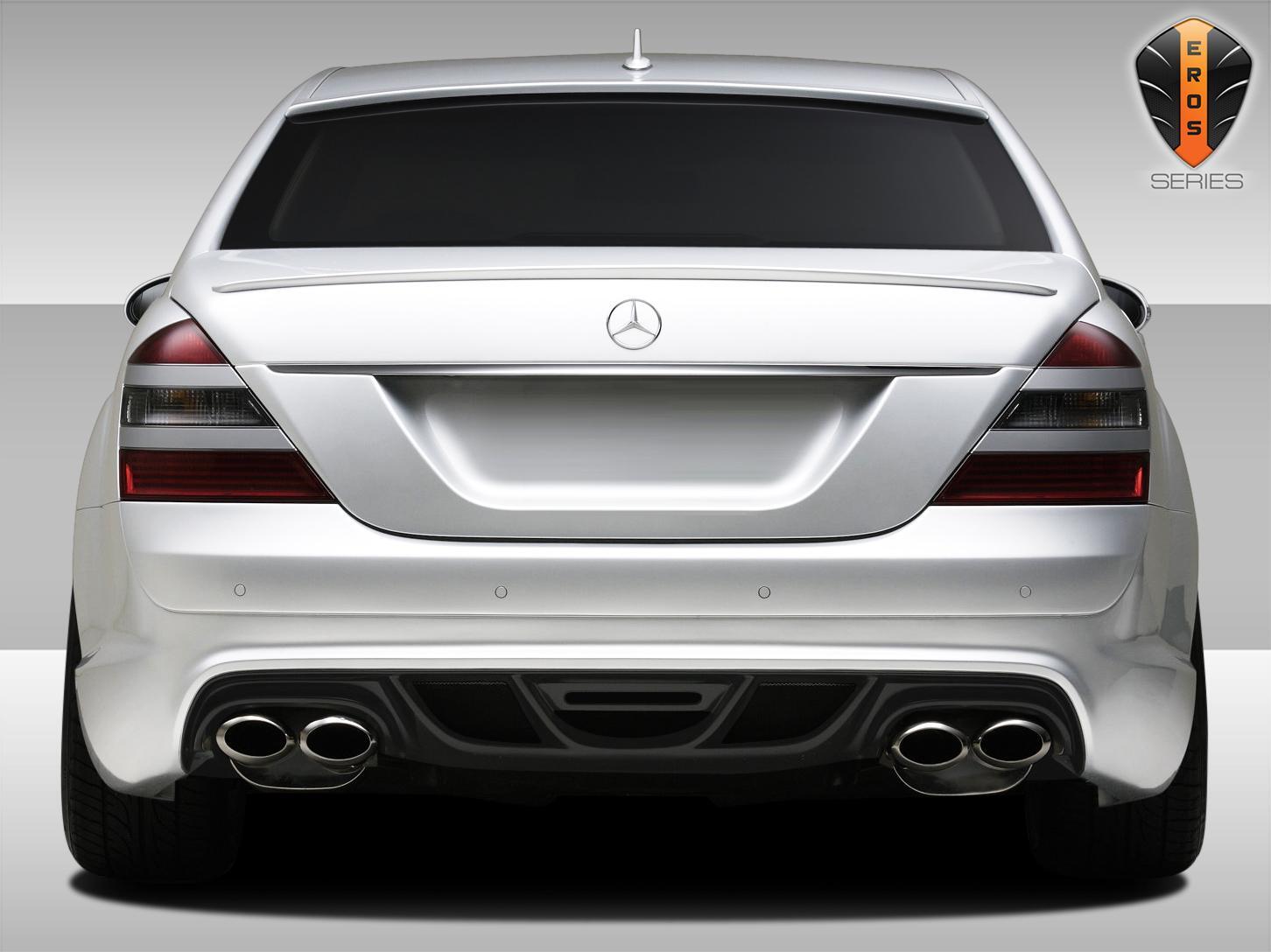 2007-2009 Mercedes S Class Duraflex Eros Version 2 Rear Bumper - Image 1