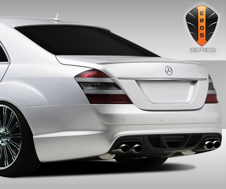 2007-2009 Mercedes S Class Duraflex Eros Version 2 Rear Bumper - Image 2