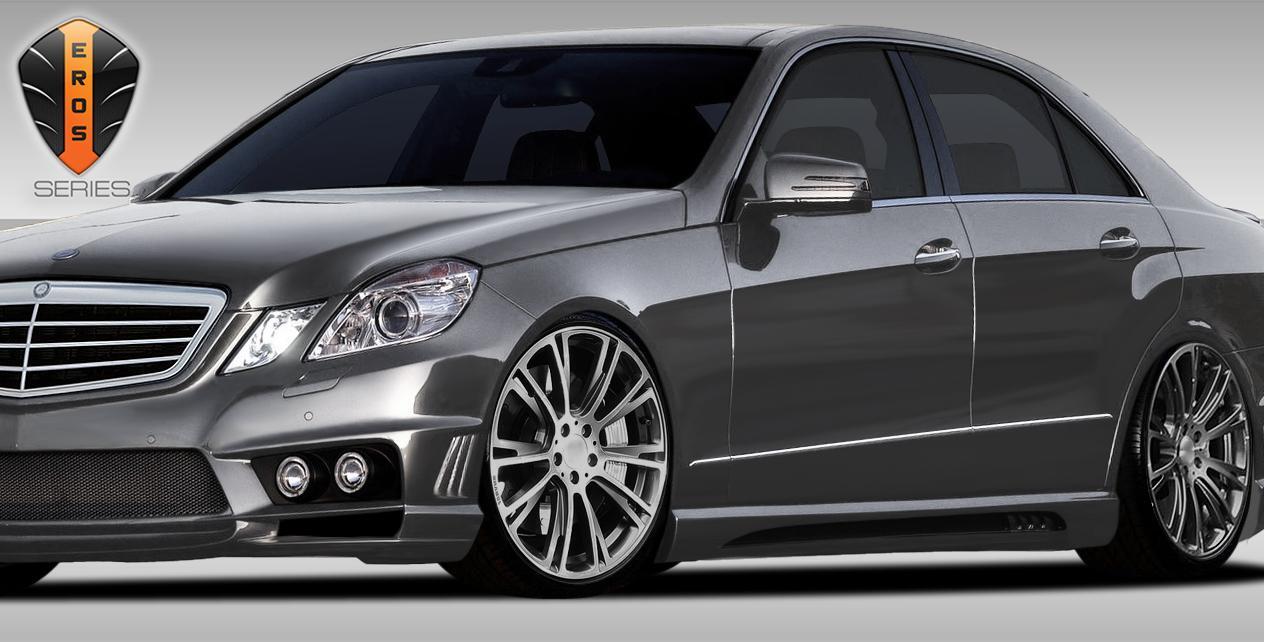 2010-2016 Mercedes E Class Duraflex Eros Version 1 Side Skirts - Image 1