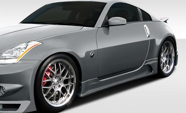 2003-2008 Nissan 350Z Duraflex J-Spec Side Skirts - Image 1