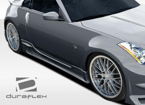 2003-2008 Nissan 350Z Duraflex J-Spec Side Skirts - Image 2