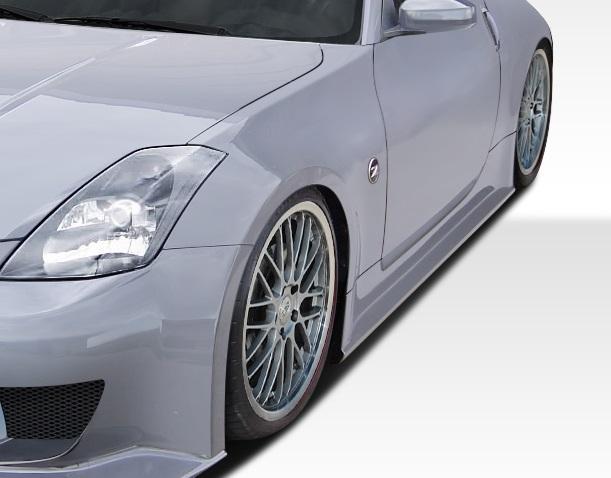2003-2008 Nissan 350Z Duraflex J-Spec 2 Side Skirts - Image 1