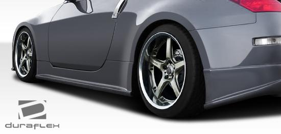 2003-2008 Nissan 350Z Duraflex J-Spec 2 Side Skirts - Image 2