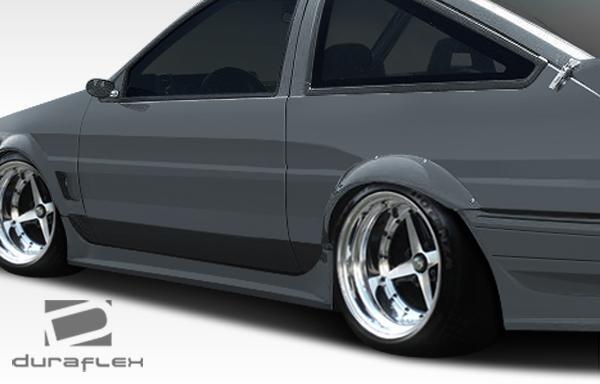 1984-1987 Toyota Corolla Duraflex MB-R Side Skirts - Image 2