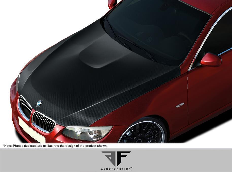 2007-2010 BMW 3 Series Aero Function AF-2 Carbon Fiber Hood - Image 2