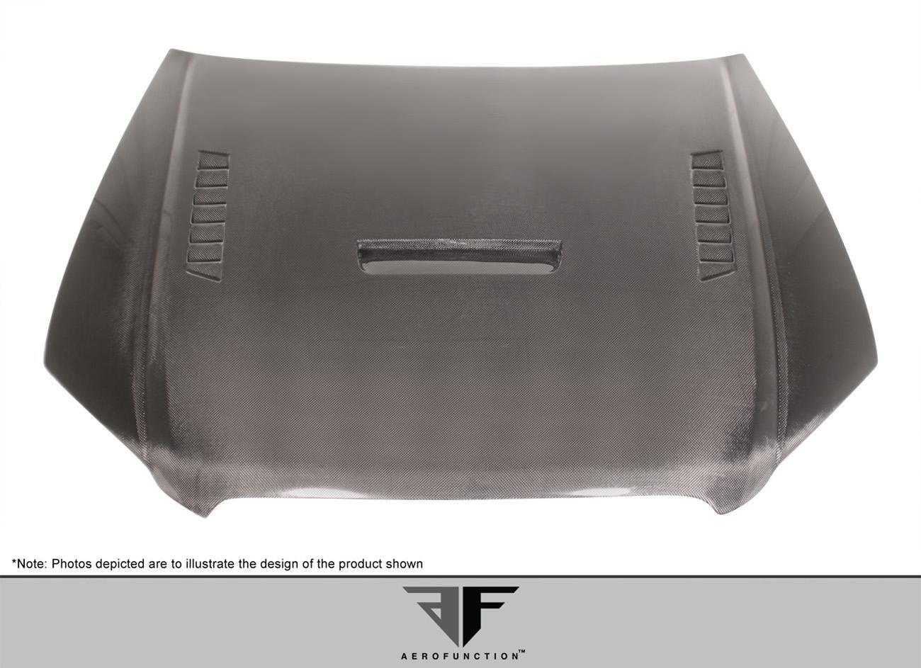 2006-2008 Audi A4 Aero Function AF-1 Carbon Fiber Hood - Image 3