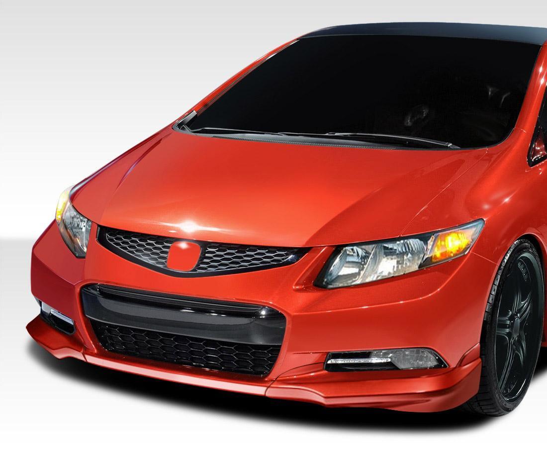 2012-2013 Honda Civic Duraflex H-Sport Front Lip - Image 1