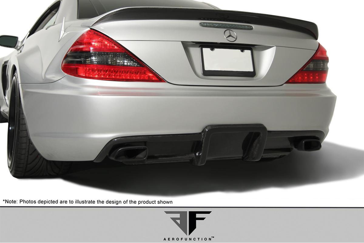 2003-2012 Mercedes SL - Mercedes Aero Function AF-Signature 1 Series Carbon Fiber Rear Lip - Image 2