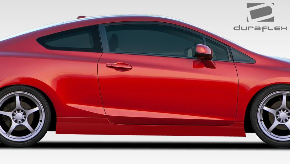 2012-2015 Honda Civic Duraflex Bisimoto Side Skirts - Image 2