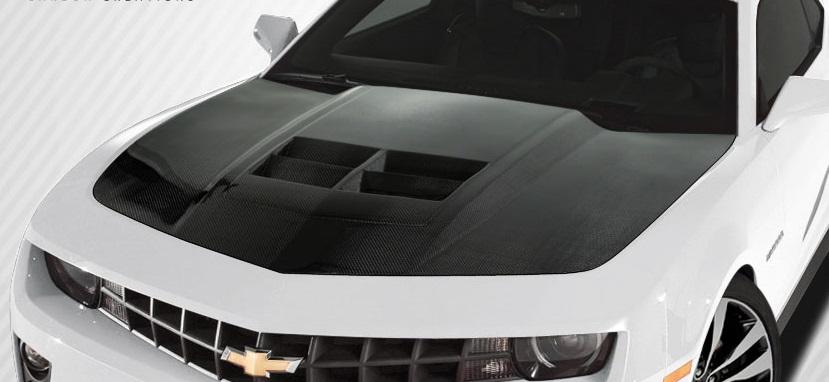 2010-2015 Chevrolet Camaro Carbon Creations ZL1 Look Carbon Fiber Hood - Image 1