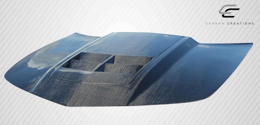 2010-2015 Chevrolet Camaro Carbon Creations ZL1 Look Carbon Fiber Hood - Image 3