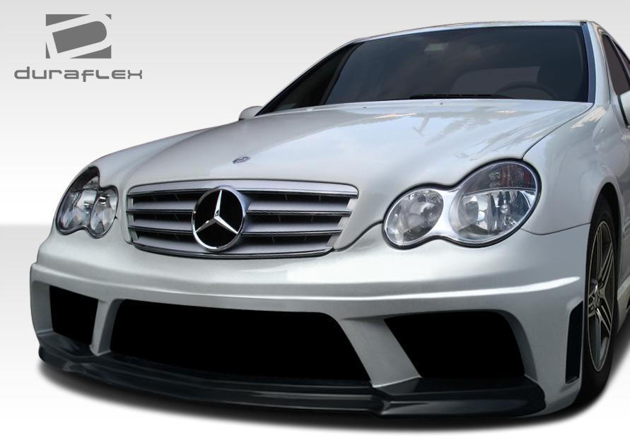 2001-2007 Mercedes C Class Duraflex V2 Look Front Bumper - Image 2