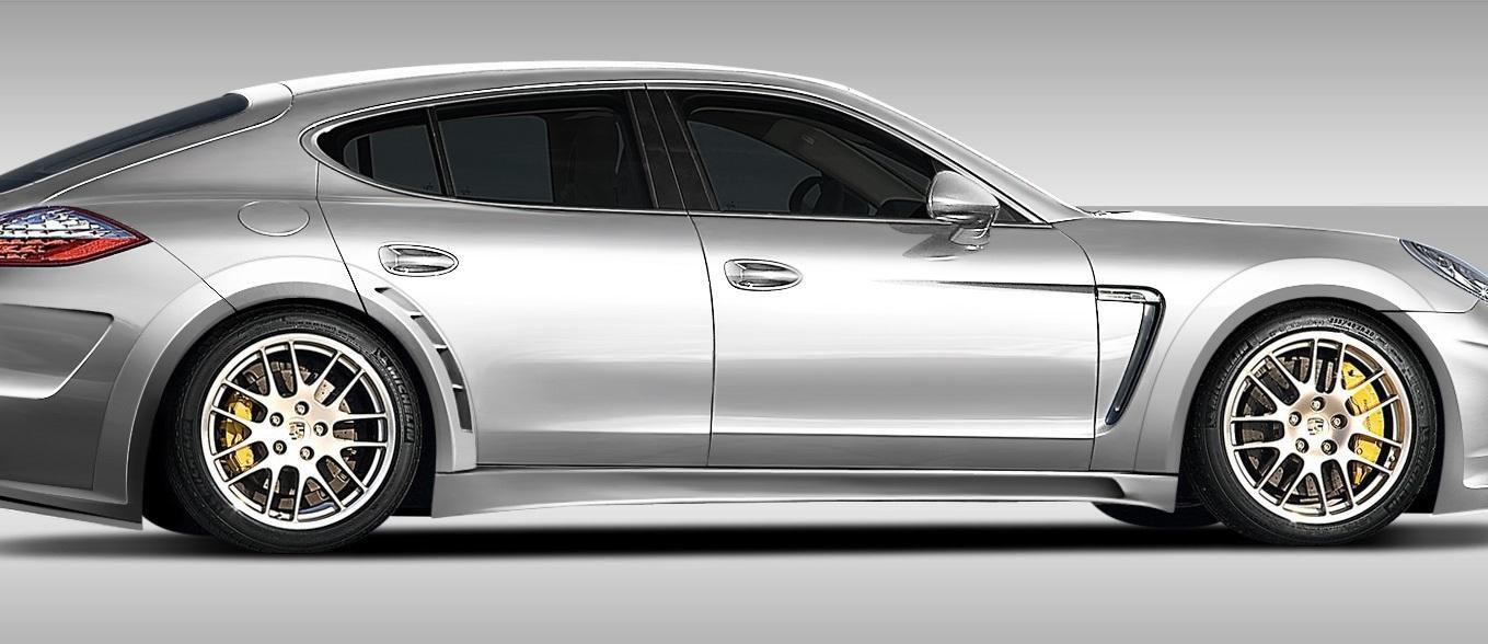2010-2015 Porsche Panamera Duraflex Eros Version 4 Side Skirts - Image 1