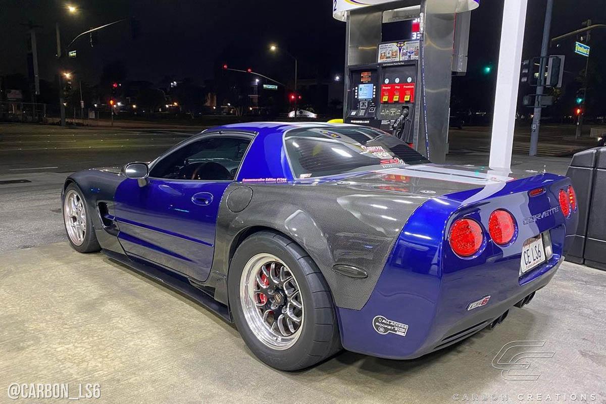 1997-2004 Chevrolet Corvette Carbon Creations ZR Edition Carbon Fiber Fender - Image 2