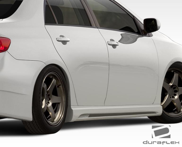 2009-2013 Toyota Corolla Duraflex W-1 Side Skirts - Image 1