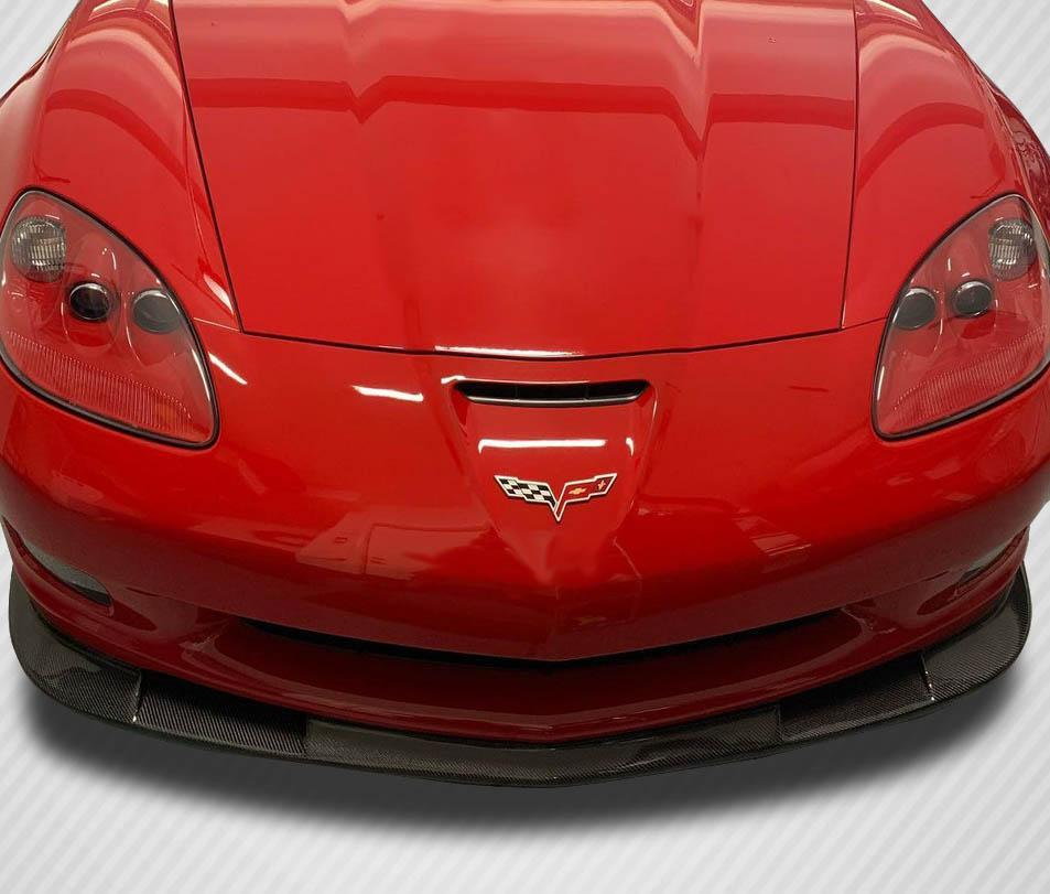2005-2013 Chevrolet Corvette Carbon Creations GT500 Carbon Fiber Front Lip - Image 1
