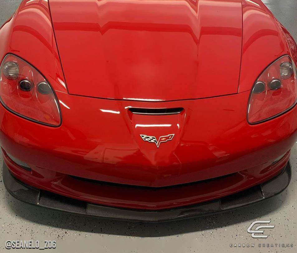 2005-2013 Chevrolet Corvette Carbon Creations GT500 Carbon Fiber Front Lip - Image 2