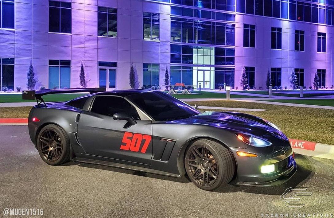 2005-2013 Chevrolet Corvette Carbon Creations GT500 Carbon Fiber Side Skirts - Image 2