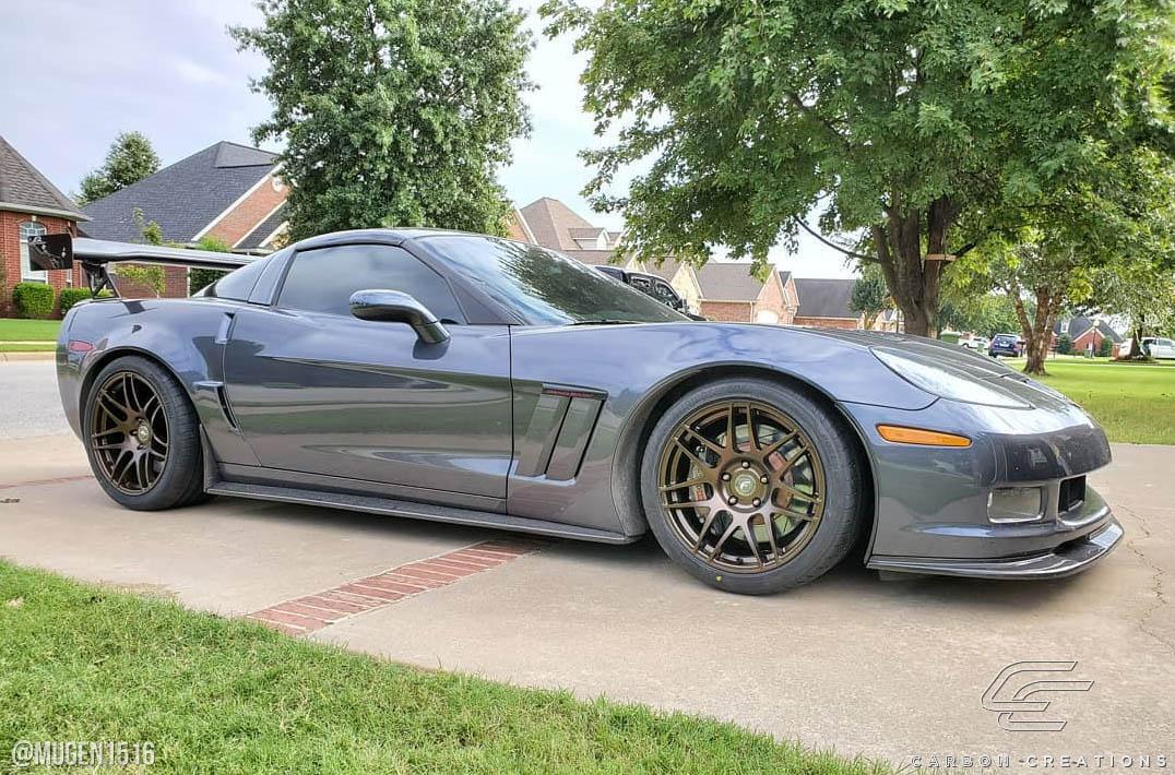 2005-2013 Chevrolet Corvette Carbon Creations GT500 Carbon Fiber Side Skirts - Image 4