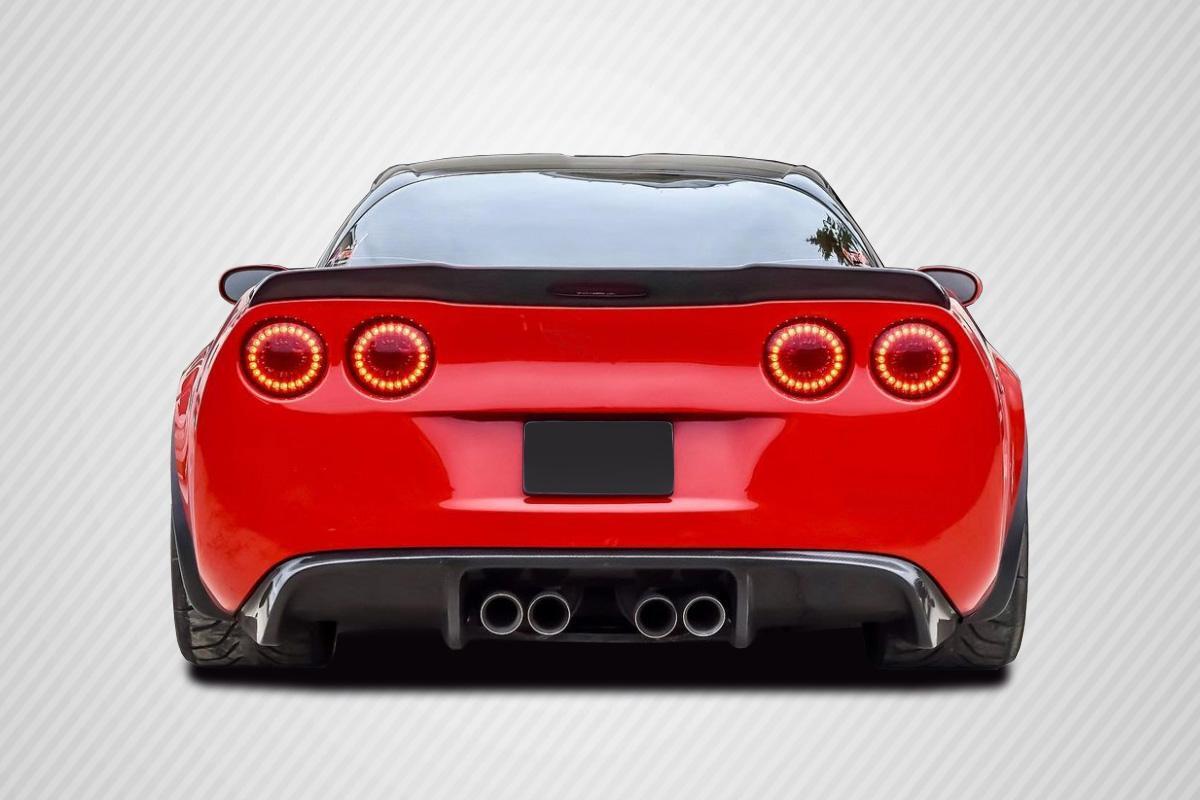 2005-2013 Chevrolet Corvette Carbon Creations GT500 Carbon Fiber Rear Lip - Image 1