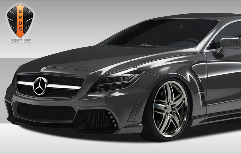 2012-2015 Mercedes CLS Duraflex Eros Version 1 Front Bumper - Image 2