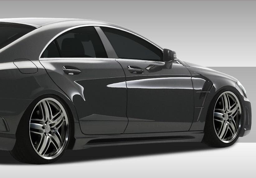 2012-2015 Mercedes CLS Duraflex Eros Version 1 Side Skirts - Image 1