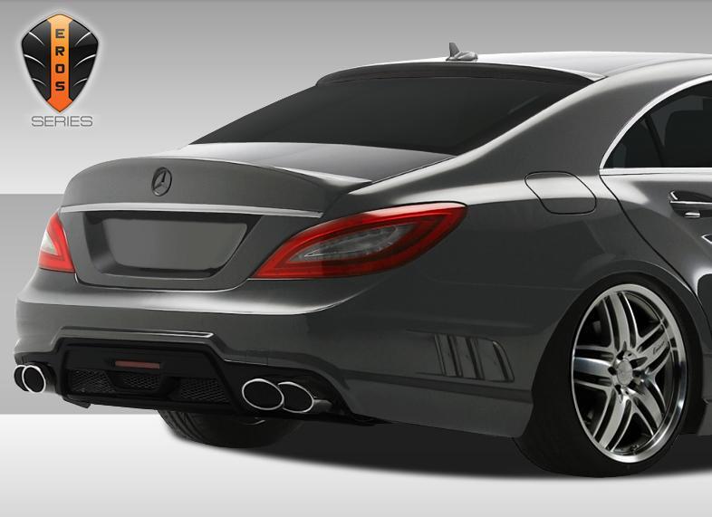 2012-2015 Mercedes CLS Duraflex Eros Version 1 Rear Bumper - Image 2