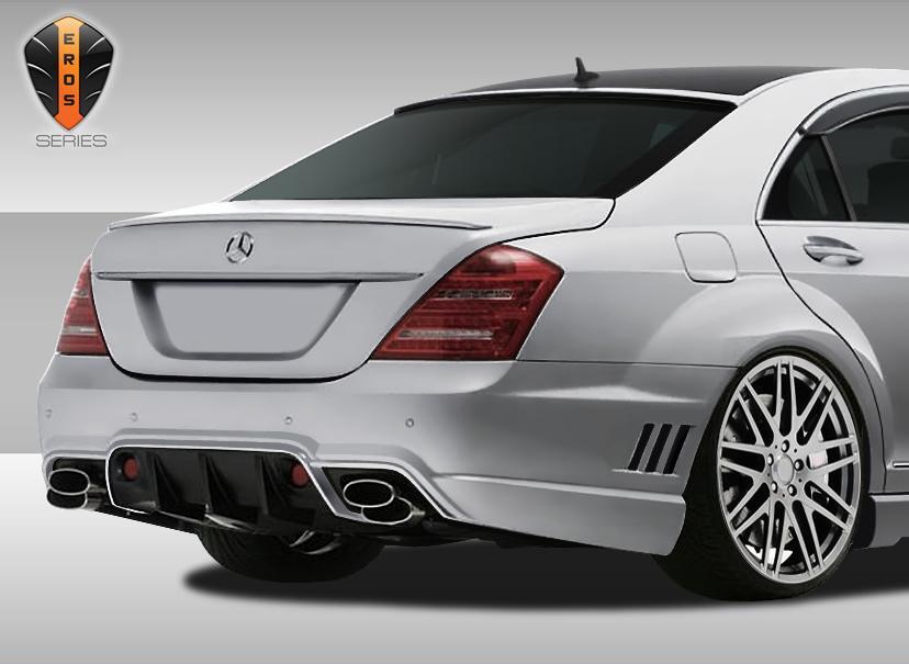 2010-2013 Mercedes S Class Duraflex Eros Version 2 Rear Bumper - Image 2