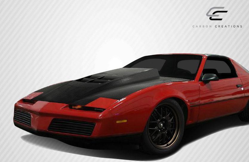 1982-1992 Pontiac Firebird Carbon Creations ZL1 Look Carbon Fiber Hood - Image 2