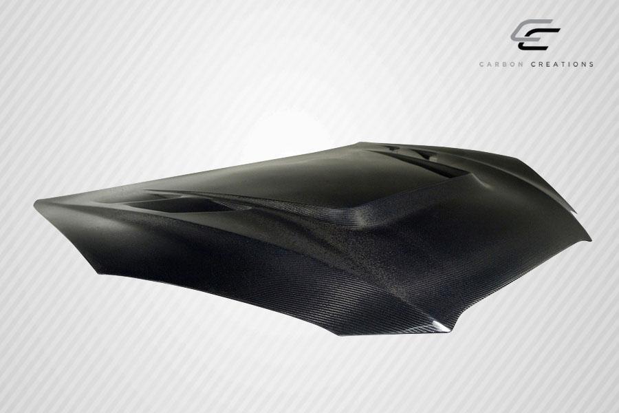 2010-2012 Hyundai Genesis Carbon Creations Vader Carbon Fiber Hood - Image 4