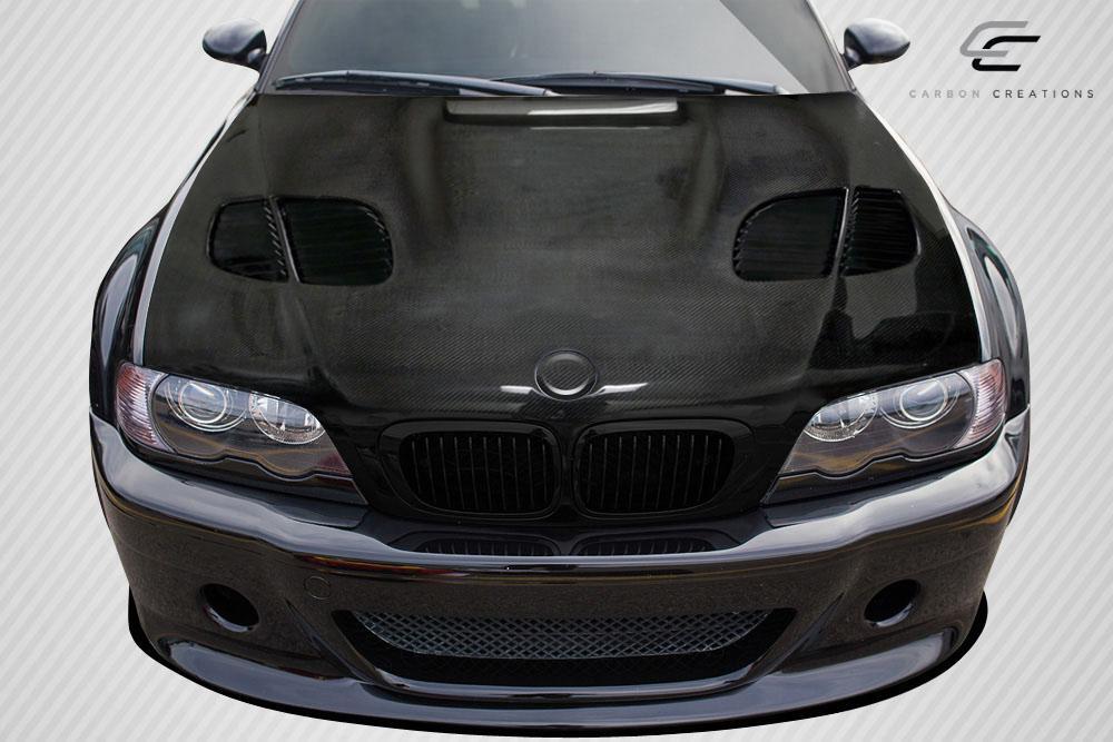 2000-2006 BMW 3 Series Carbon Creations GTR Carbon Fiber Hood - Image 2