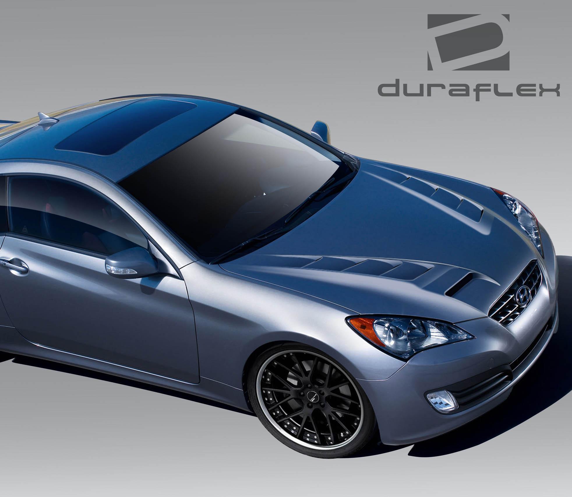 2010-2012 Hyundai Genesis Duraflex RS-1 Hood - Image 2