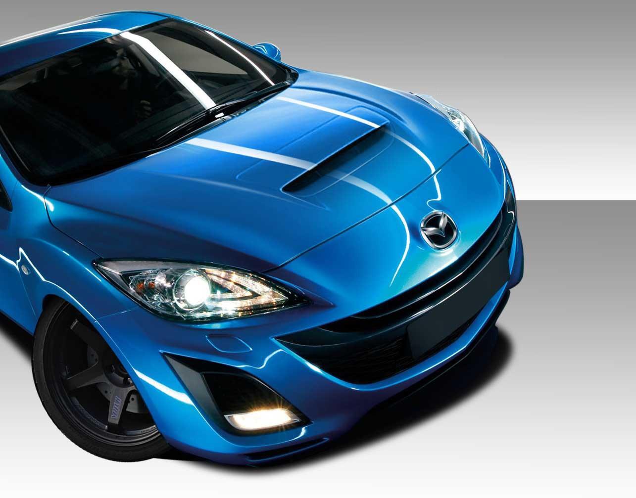 2010-2013 Mazda 3 Duraflex M-Speed Hood - Image 1