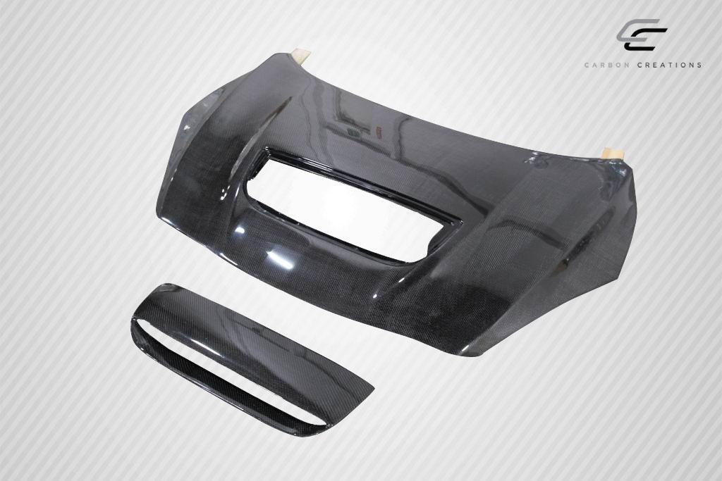 2010-2013 Mazda 3 Carbon Creations M-Speed Carbon Fiber Hood - Image 3