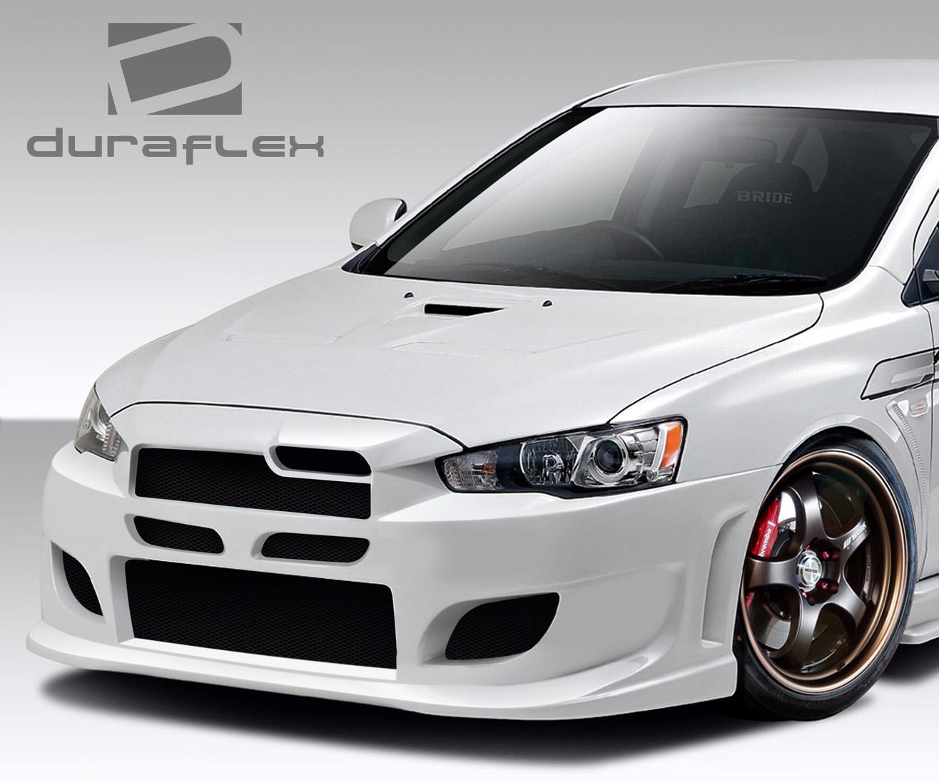 2008-2017 Mitsubishi Lancer Duraflex I-Spec Front Bumper - Image 2