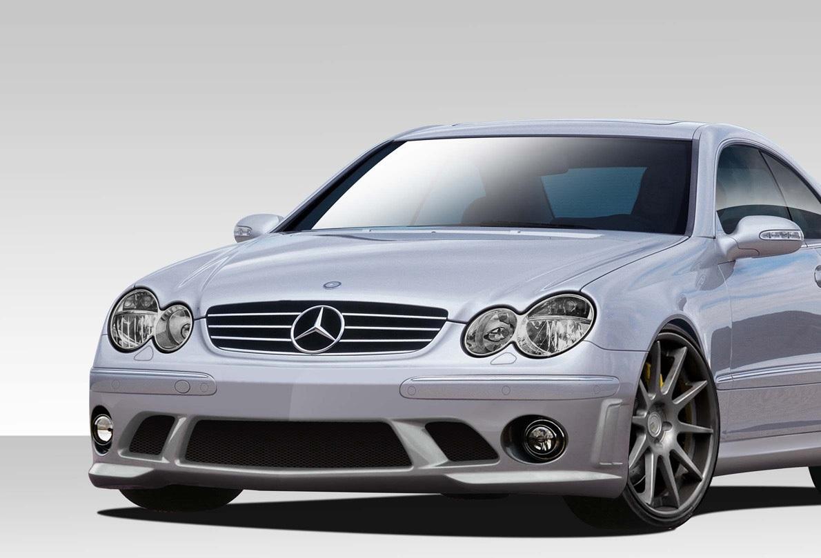 2003-2009 Mercedes CLK Duraflex C63 Look Front Bumper - Image 1