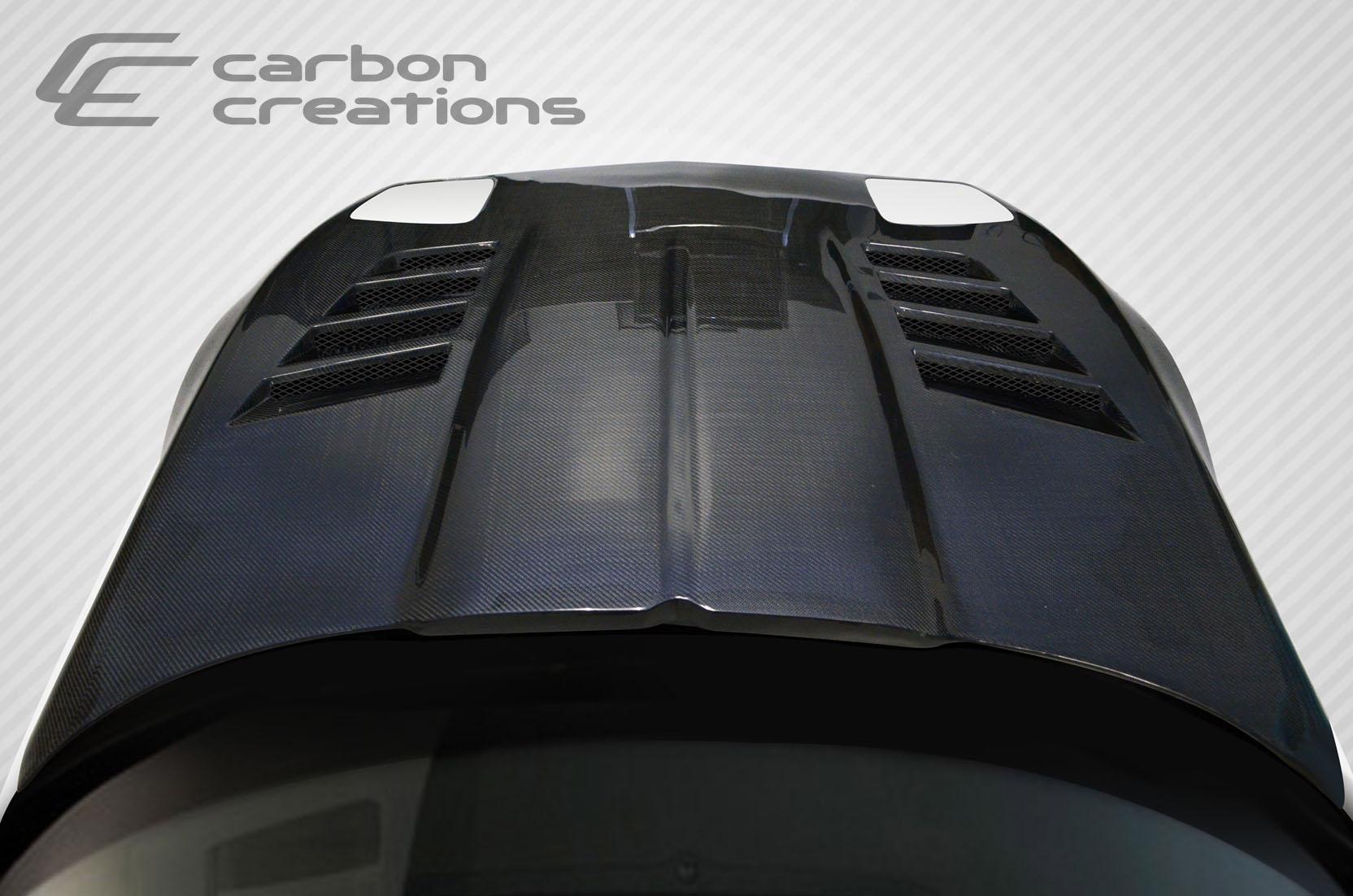 1985-1996 Chevrolet Corvette Carbon Creations GT Racing Carbon Fiber Hood - Image 2